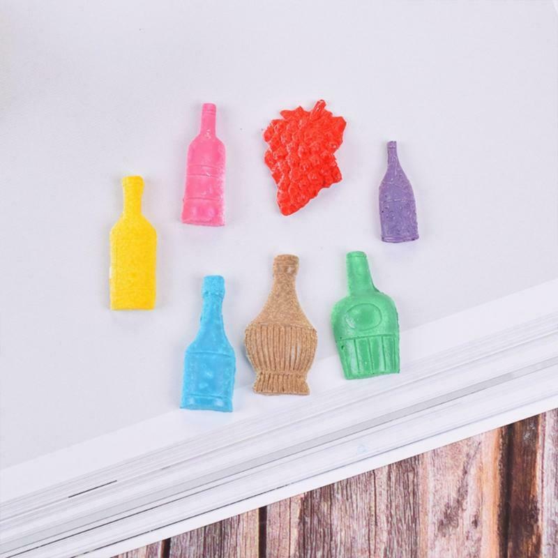 Silicone Material Red Wine Bottles and Grape Shape Design Fondants Mold DIY Cake