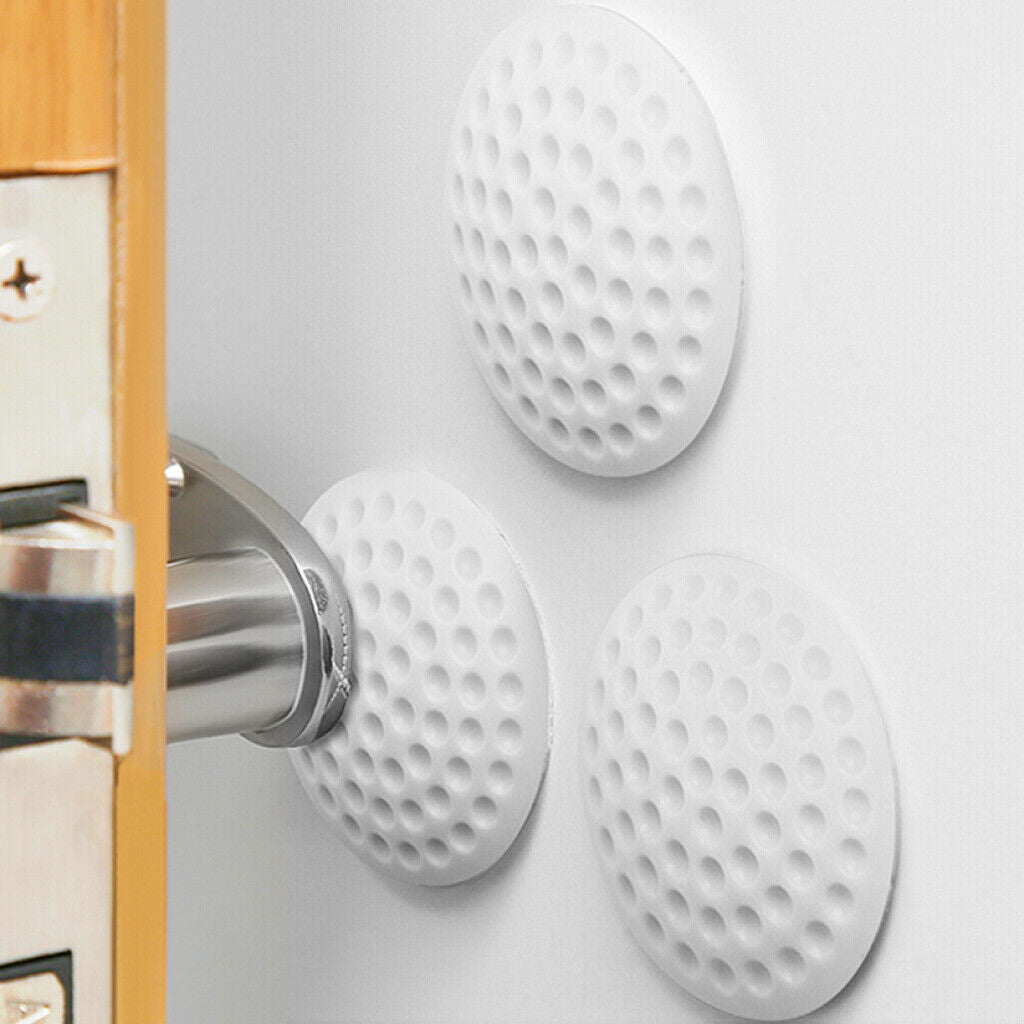 10 Pack PVC Door Konb Stopper Wall Protector Door Crash Pads Mute Home Use