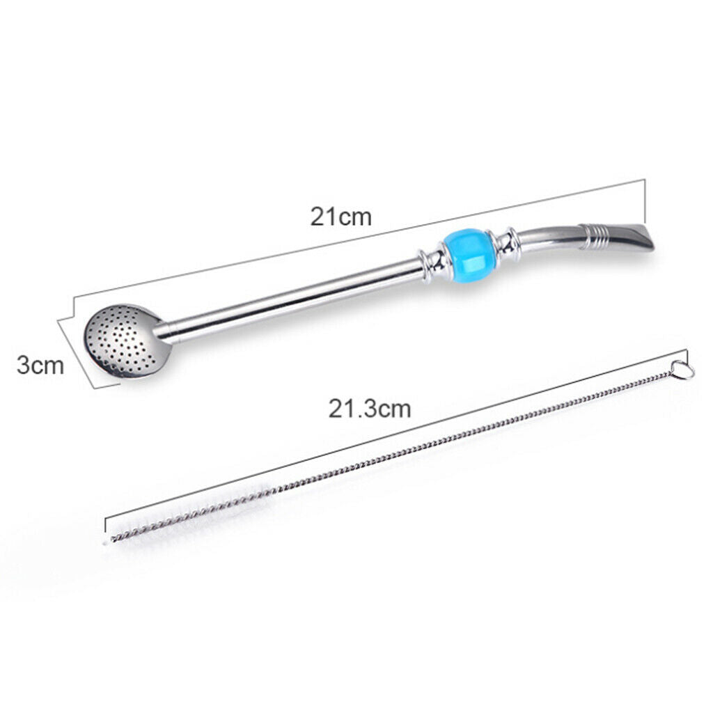 Pumpkin Yerba Mate Bombilla Drinking Straws for Steel Drinking Water