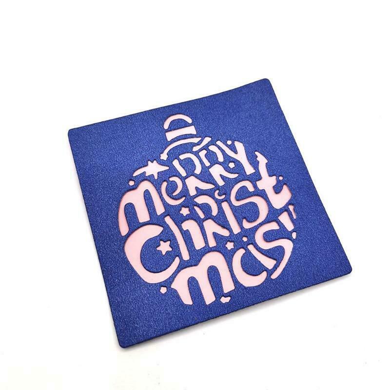 Christmas Letter Metal Cutting Dies Stencil DIY Scrapbooking Album Paper Card