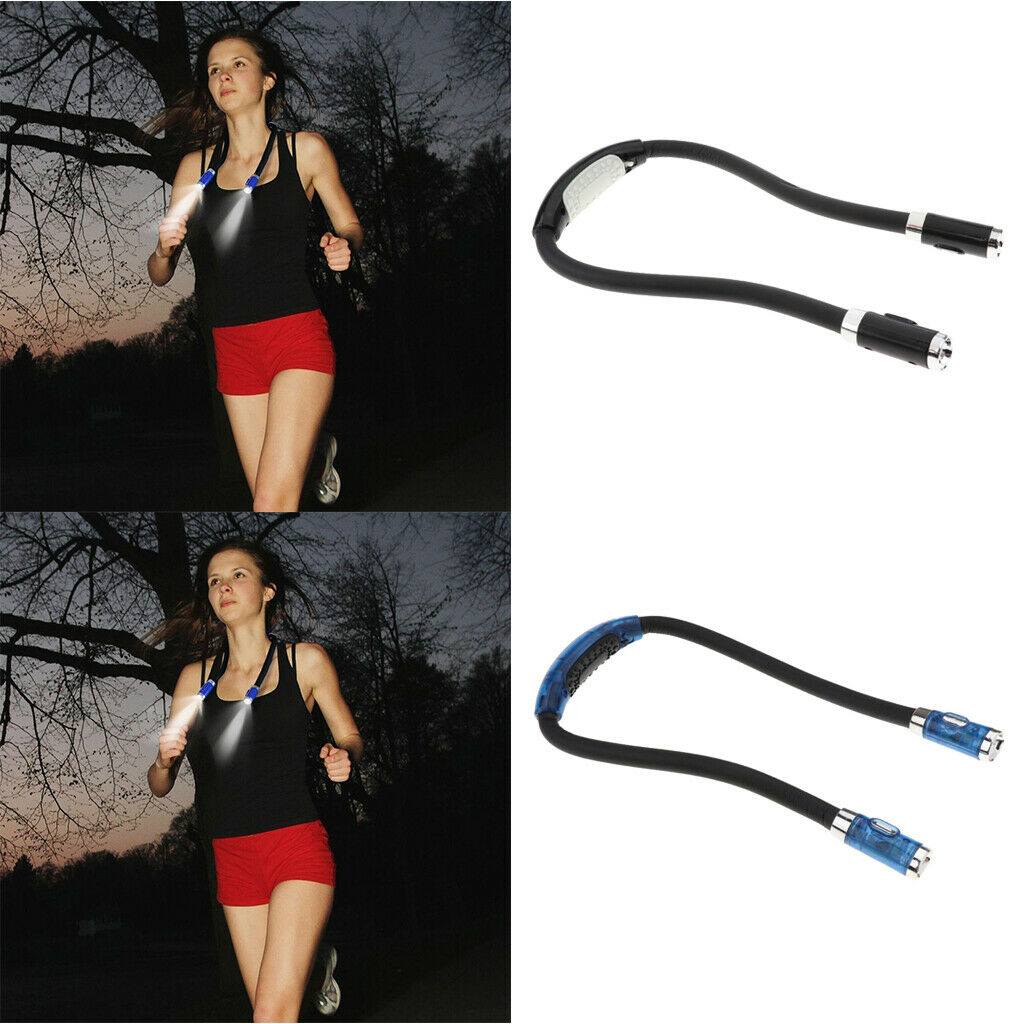 Flexible Neck Lamp With LED Light For 2-Piece Book To Read In Bed Or In The Car