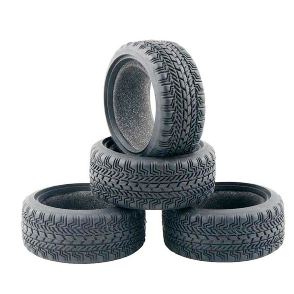 4pcs Tire Tire for HSP 1/10 RC Car Off Road Auto Spare Parts Accessories