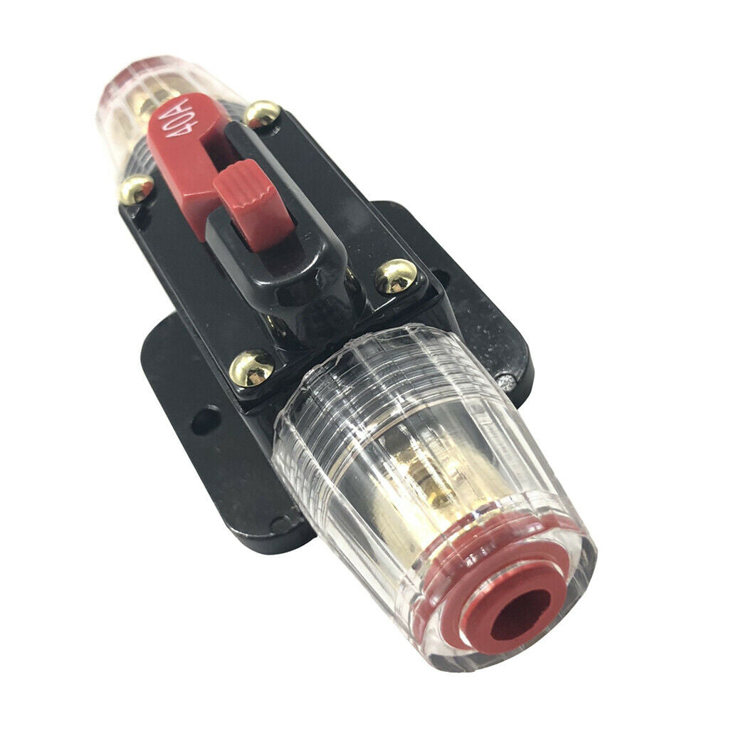 40AMP Car Boat DC 12V-24V Car Stereo Audio System Circuit Breaker Reset Fuse