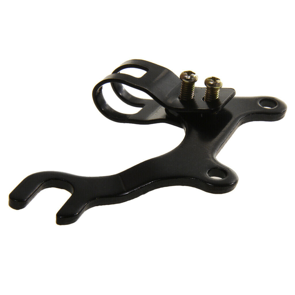 4pcs Black Aluminum Alloy Bike Disc Brake Adapter Bracket Mounting Holder