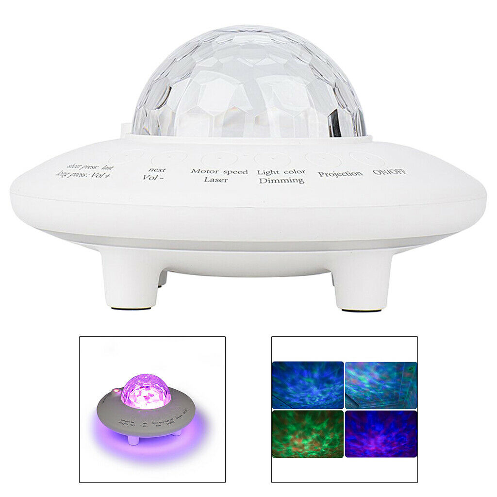 LED Galaxy Projector Light USB Romantic Starry Night Ocean Cosmos Lamp Kids
