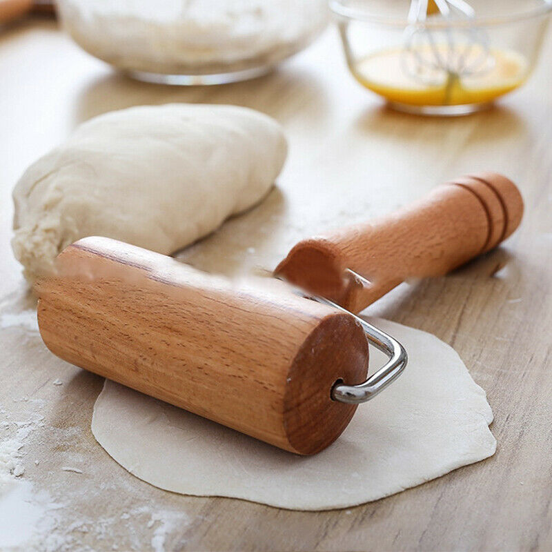 1Pcs Rolling Pin Pastry Pizza Pasta Hand Rolling Bake Roller Wooden Baking TBDD