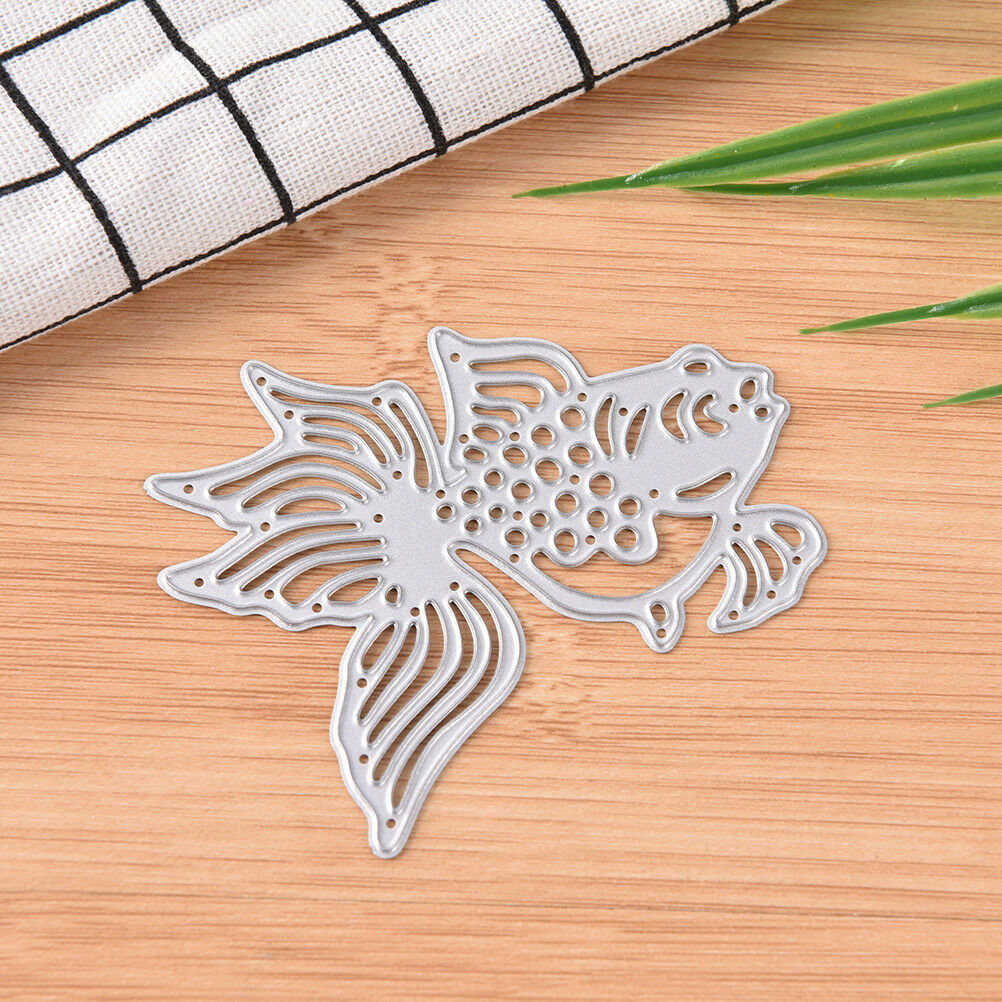Goldfish Metal DIY Cutting Dies Stencil Scrapbook Album Paper Card Emboss Cra Tt