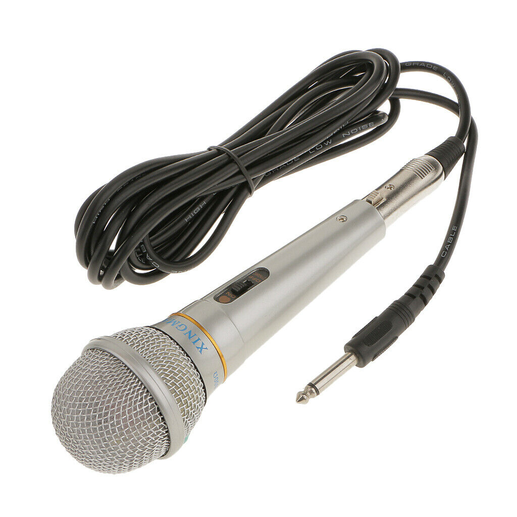 1xProfessional Pure Vocal Dynamic Wired Microphone Mike with 11.5ft Cord