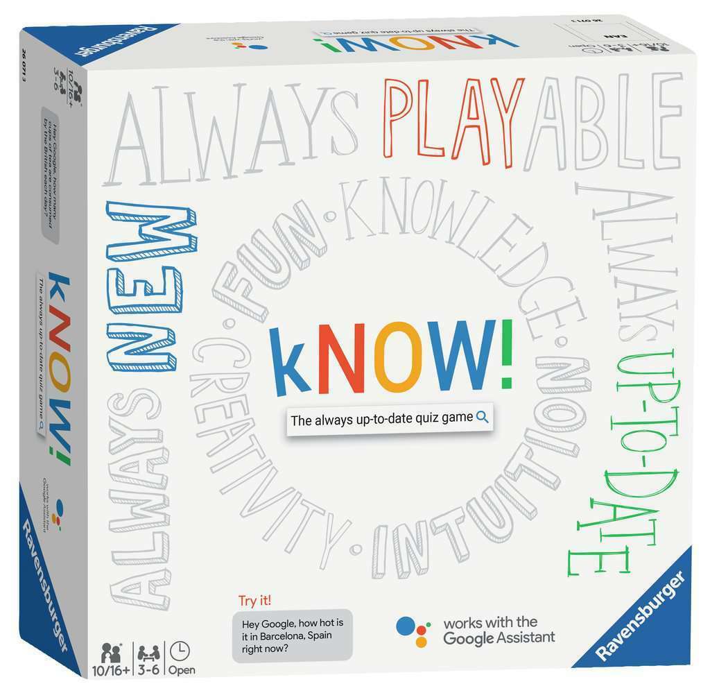 26071 Ravensburger kNOW! Family Quiz Board Game Suitable for Ages 10 Years+