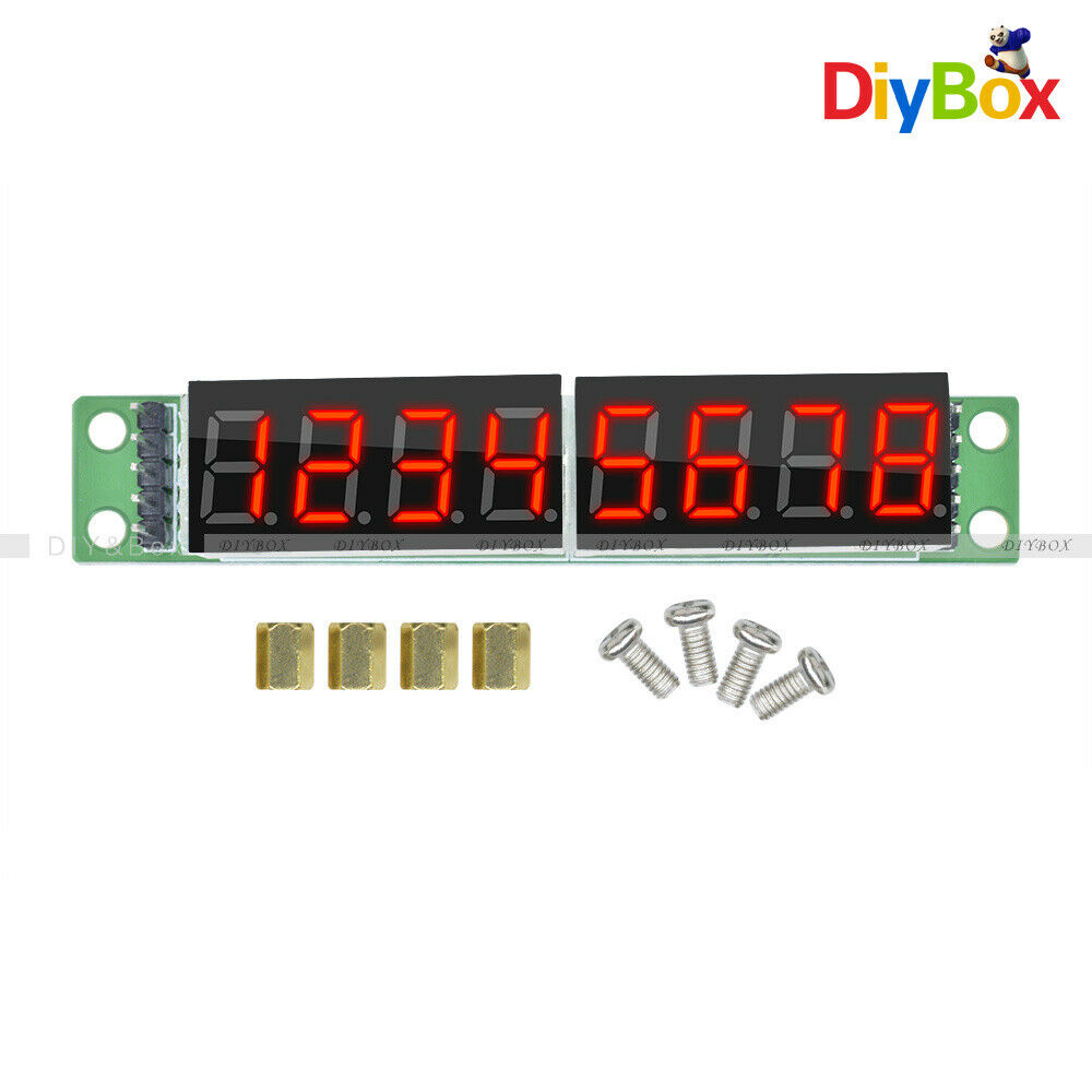 10PCS MAX7219 Digital Tube 8-Digit Display Control Module Red For Arduino