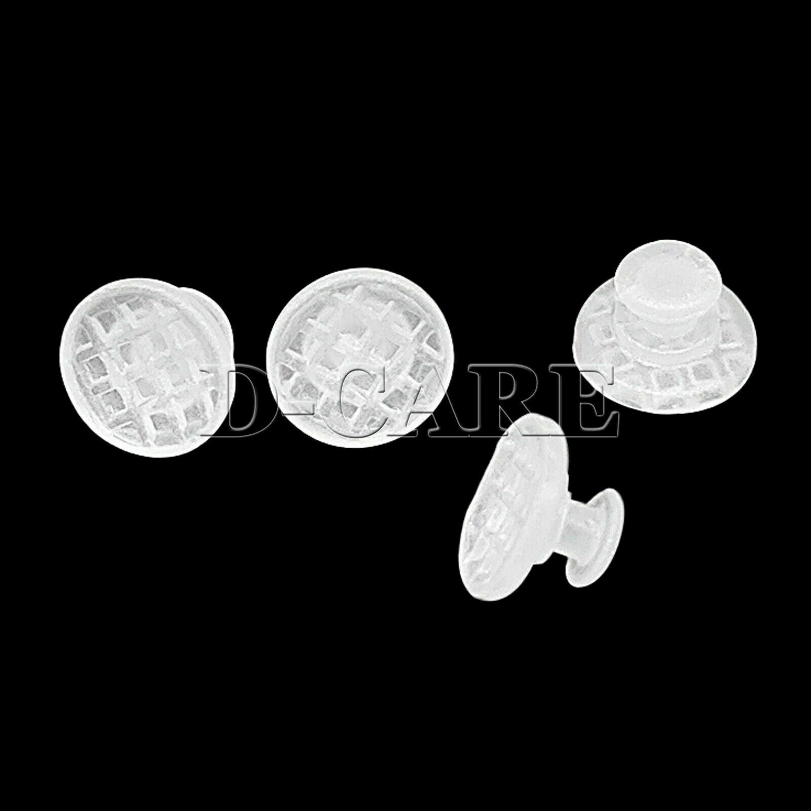 10pcs/pack Dental Orthodontic Lingual Buttons Bondable Round Flat Ceramic DC
