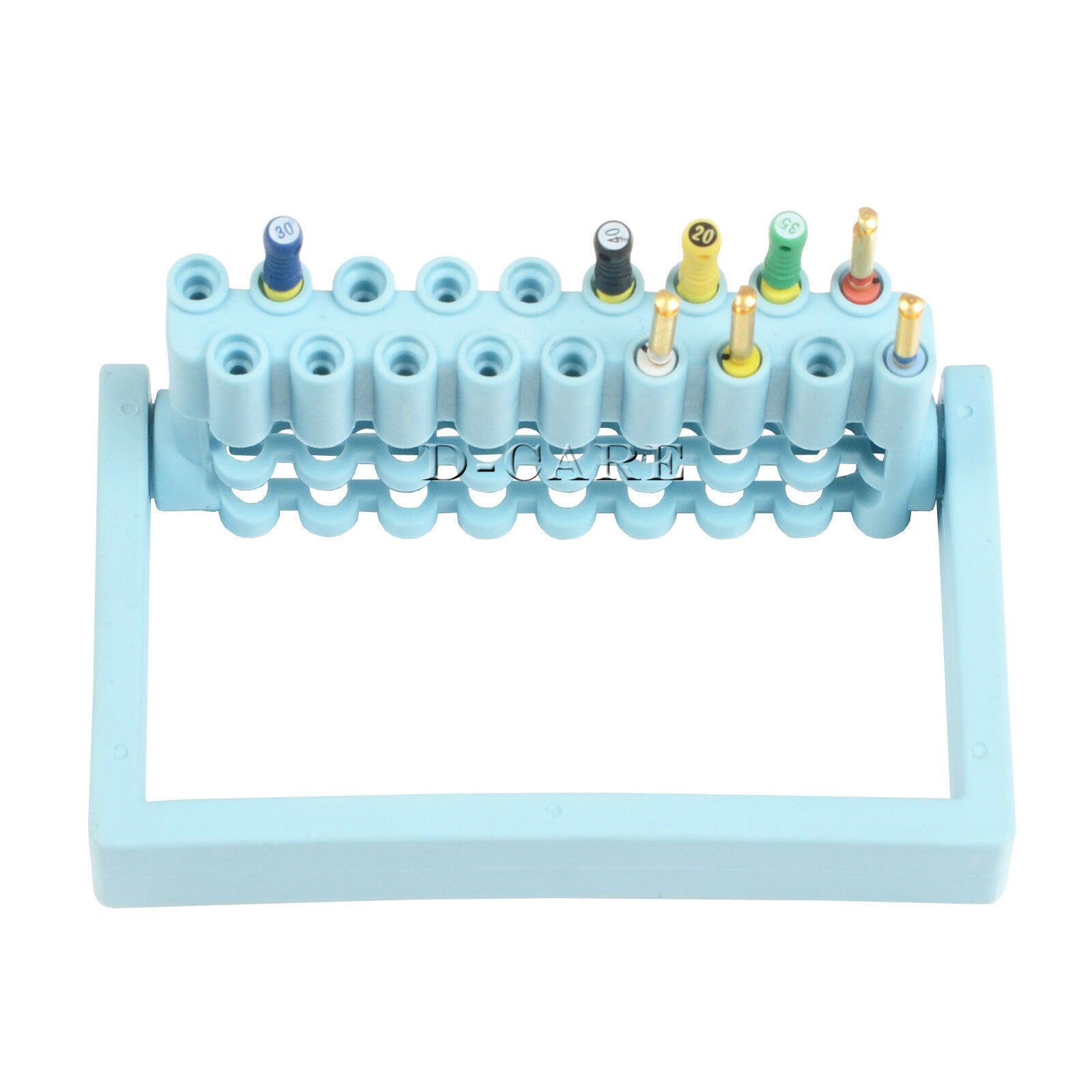 Dental Autoclavable Endo Engine Files Dispenser Organizer Holder Cyan DC