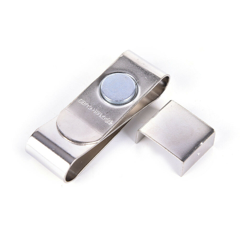 Portable Magnetic Stainless Steel Chalk Holder Clip For Snooker/Billard Po l Kt