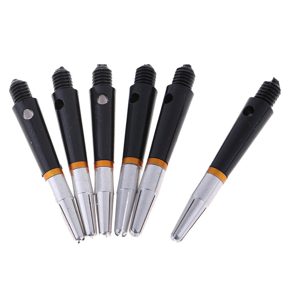 6 Pieces Alloy Arrow Shaft Rotatable Arrow Arrow Replacement Parts Gear 2BA