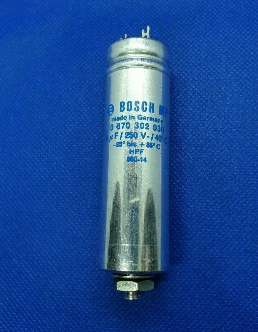 4PC NOS BOSCH 8uF 250V METALLIZED PAPER CAPACITOR FOR AUDIO TUBE AMPS!PIO replce