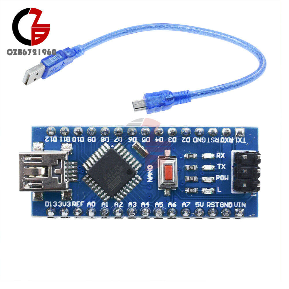 ATmega328P-AU Nano V3.0 USB 16M 5V CH340G Micro-Controller Board For Arduino