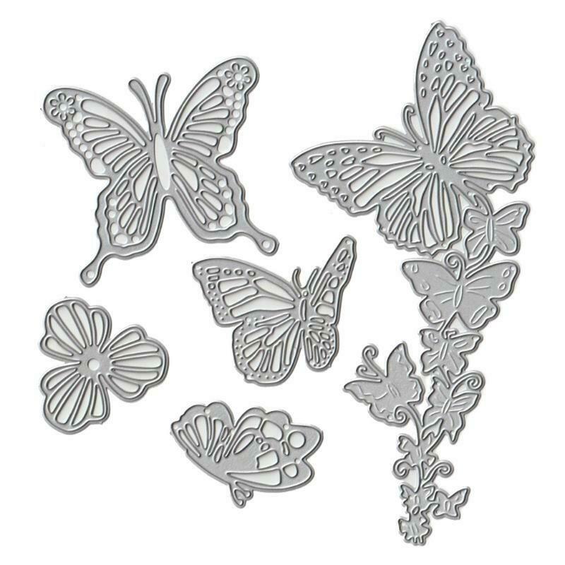 Butterfy Metal Cutting Dies Stencil DIY Scrapbooking Album Paper Card Template