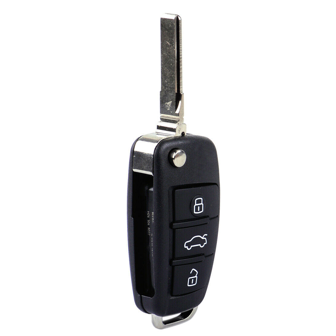 4Buttons Folding Flip Remote Key Fob Case Blade Fit for Audi A4 A6 Quattro An