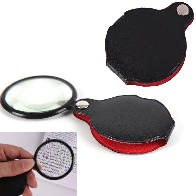 Folding 10X Mini Pocket Jewelry Magnifier Magnifying Eye Glass Loupe Lens A+  DD