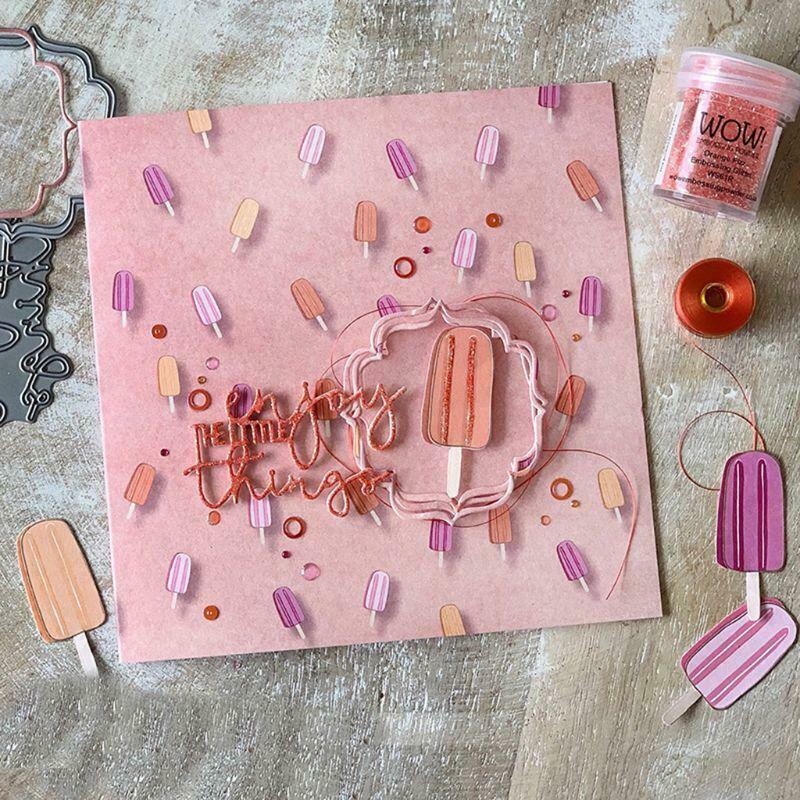 Enjoy the Time Things Metal Cutting Dies Stencil Scrapbooking DIY Album cards