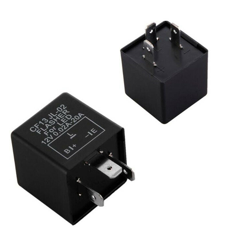 3 Pin Electronic Car Flasher Relay CF13 JL-02 fix LED light Hyper,Flash B.l8