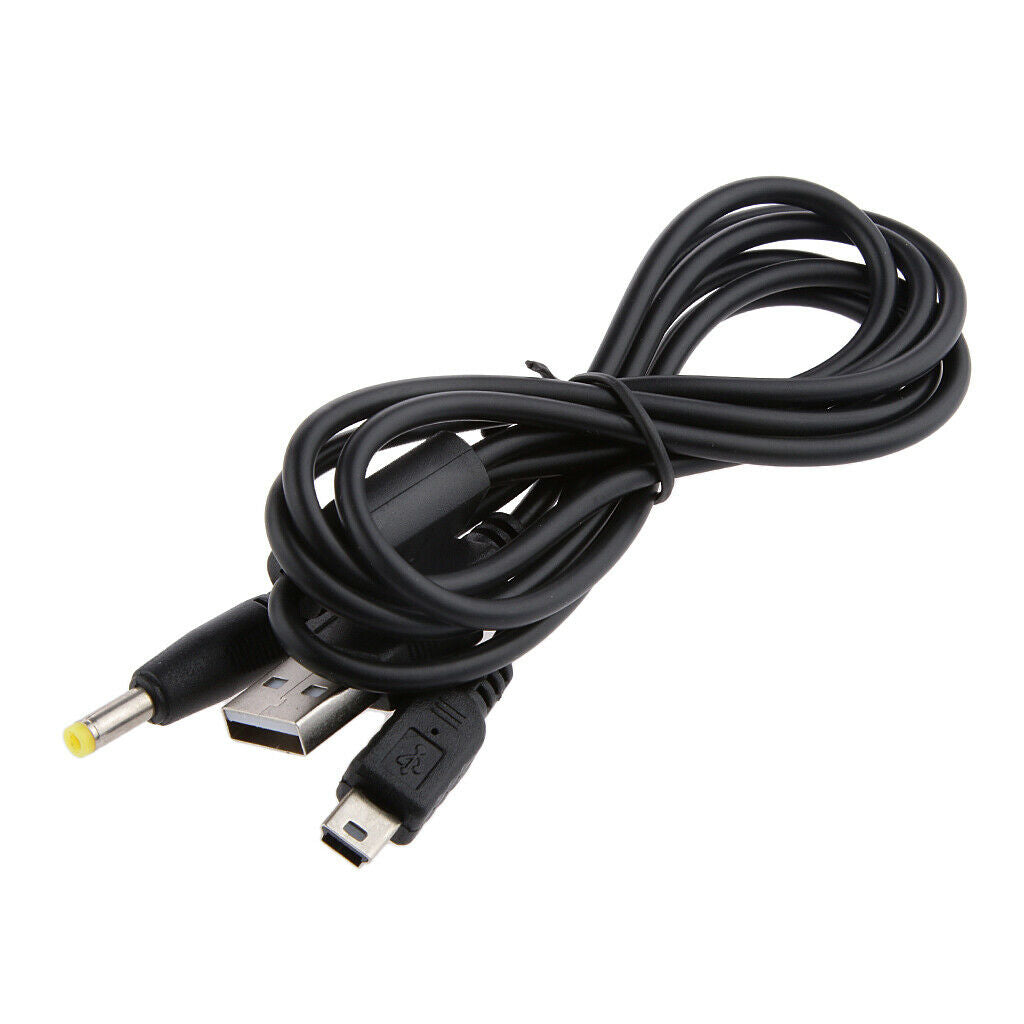 Carry Case Bag Pouch & 2in1 USB Charging Cable For SONY PSP 1000 2000 3000