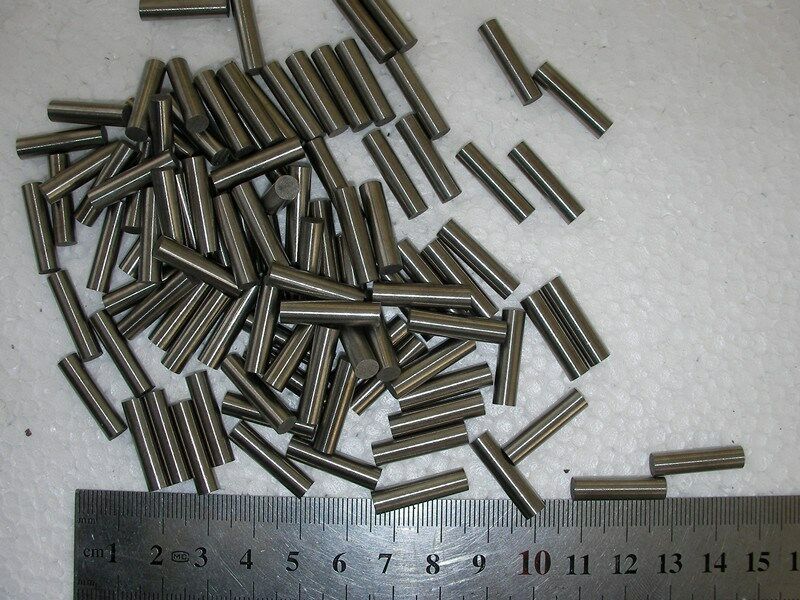 Tungsten Metal Cylinder 99.95% 5mm x 20mm,Wolfram Metall Mini-Zylinder7.6g