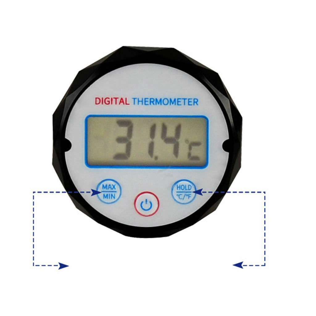 Food Thermometer LCD Digital Display for Outdoor BBQ Grilling Cooking Tool