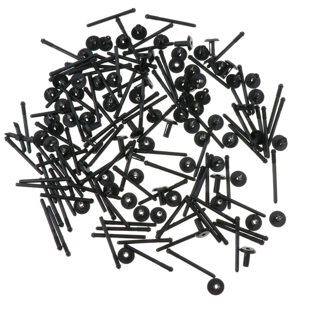 200 X Auto Body Clips Blind Rivets Clip  Flare Rocker Moulding Clip
