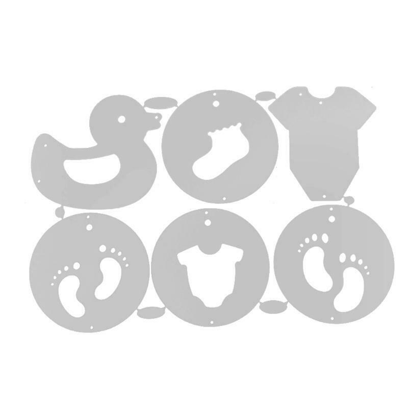 Baby Tags Metal Cutting Dies Stencil Scrapbooking DIY Album Stamp Paper Emboss