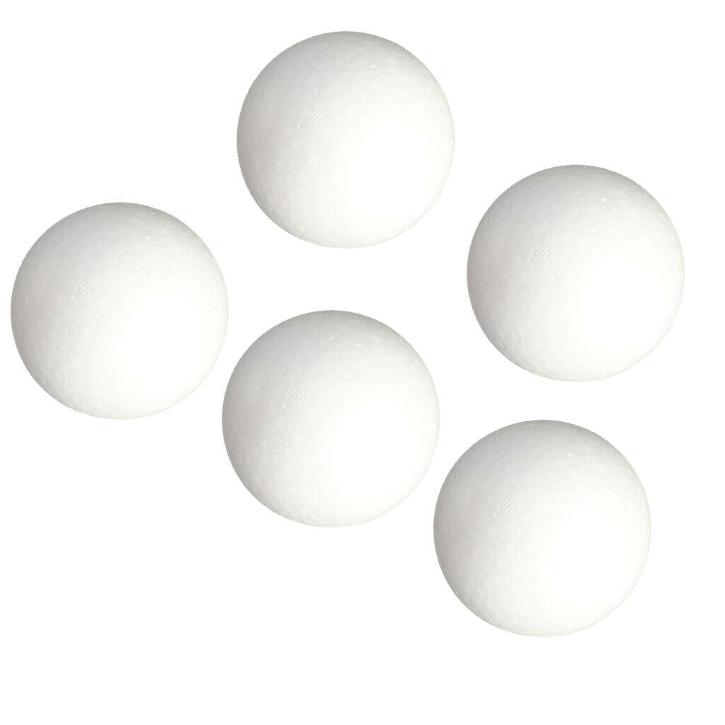 5x Modeling Styrofoam Ball For Christmas Wedding Party Decorations 120mm