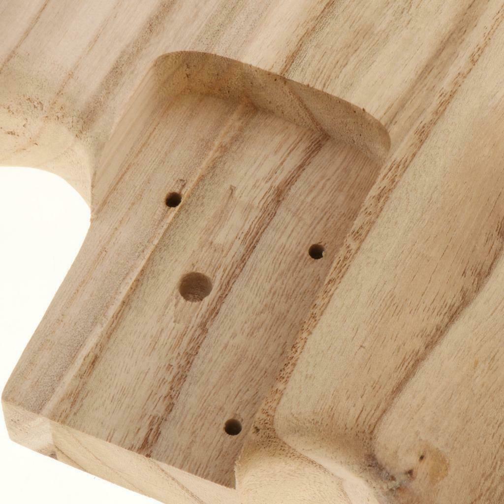 Bass DIY Kit Solid Maple Body Unfinished for PB Bass Electric Guitar Replacement