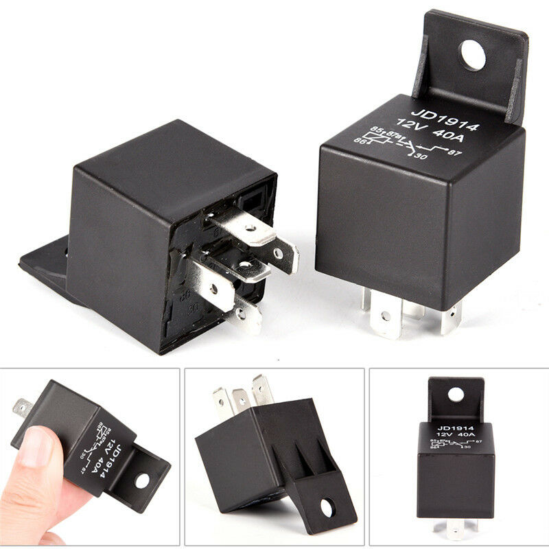 Waterproof Car Relay DC 12V 40A 4Pin Automotive Fuse Relay Normally Open R.l8