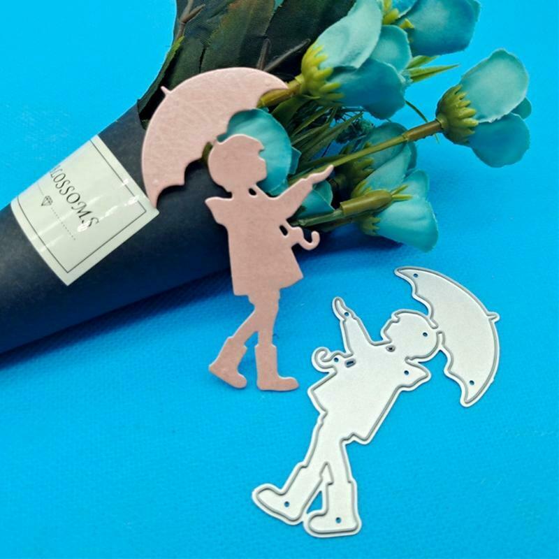 Boy Metal Cutting Dies Stencil DIY Scrapbooking Album Paper Card Template Mold
