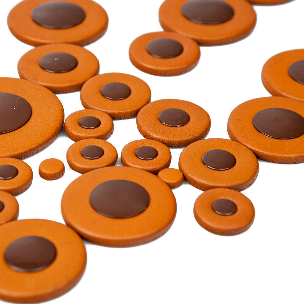 25 Pieces Pack Tenor Saxophone Pads Cushion Sax Spare Parts Orange