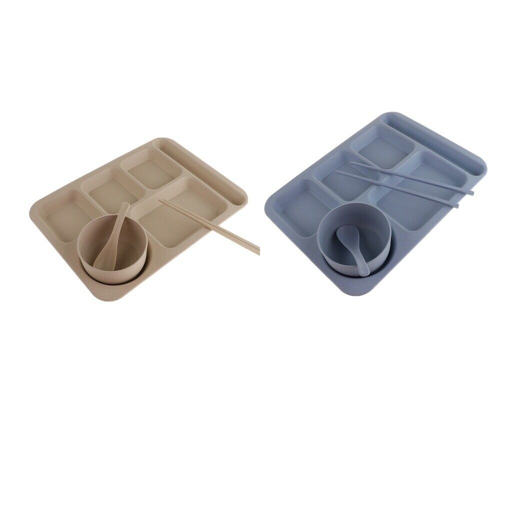 2pcs Food Storage Tray Serving Plate Appetizer Eco-friendly 36cmx26.5cm