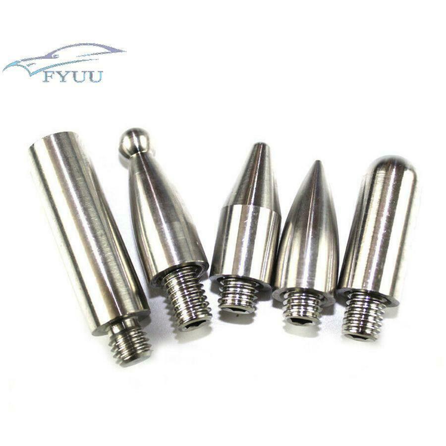 5x Stainless Steel Puller Push Rods Car Replace Head Adapter Dent Removal Repair