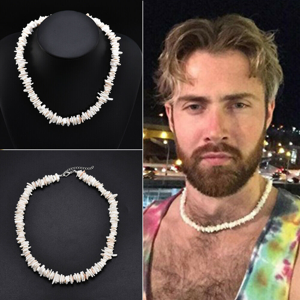 White Conch Clam Chips puka Shell Necklace Collar Choker Fashion For Women Men