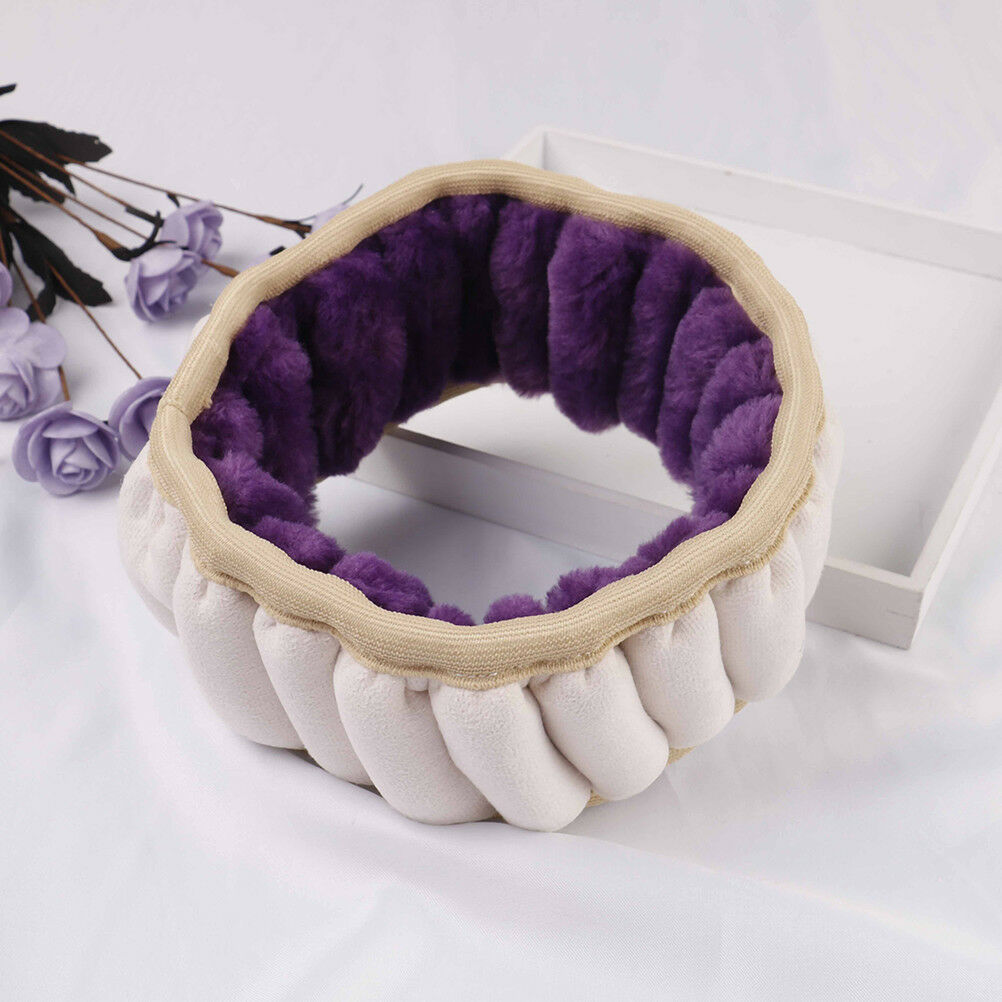 3Pcs/set Winter purple warm plush car steering wheel cover handbrake covers BDA