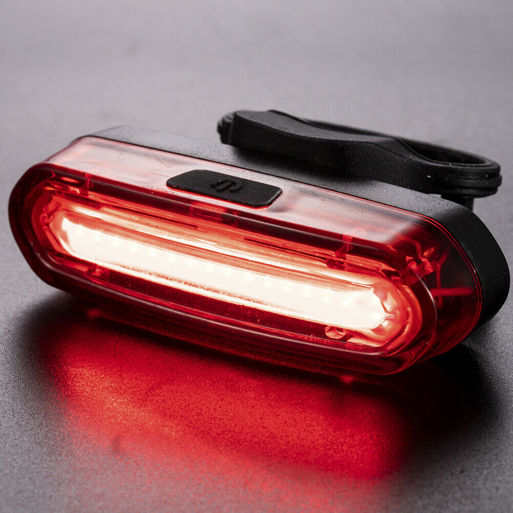 4 Mode USB Rechargeable Bike Tail Light Bicycle MTB Cycling Warning Rear Lamp UK