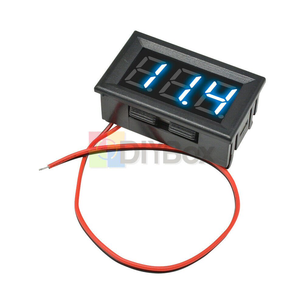 0.56” 2-Wire Digital AC 70-500V Voltmeter Ammeter Blue LED Amp Volt Amp Meter