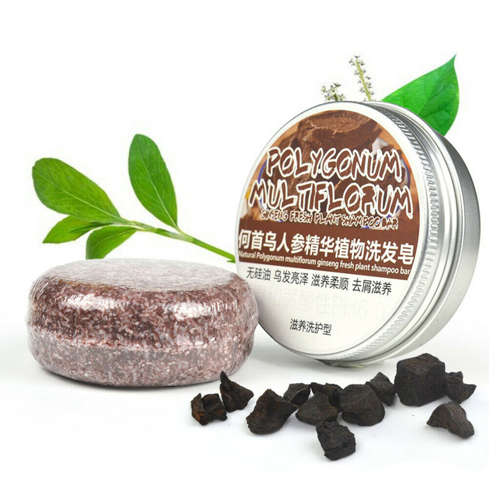 Hair Darkening Shampoo Bar Soap Hair Shampoo Hair Reverse Polygonum Essence