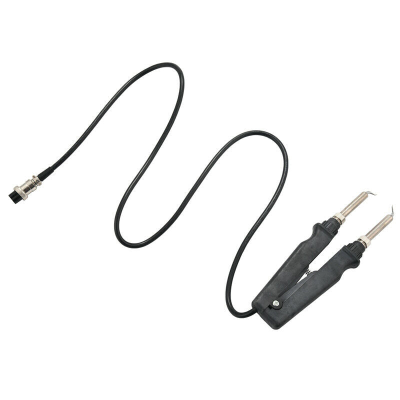 902 Esd Smd Double Solde Iron Tweezer Handle Clip Heating Plier Solde Station L3
