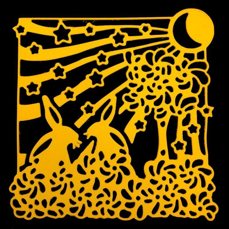 Bunny Metal Cutting Dies Stencil Scrapbooking DIY Album Stamp Paper Card Emboss