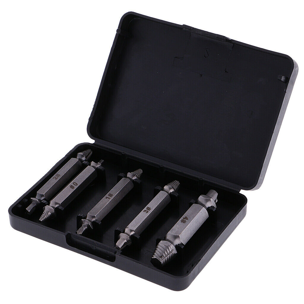 Remover 5PCS  Set Damaged Screw Extractor  Bits Guide Drill