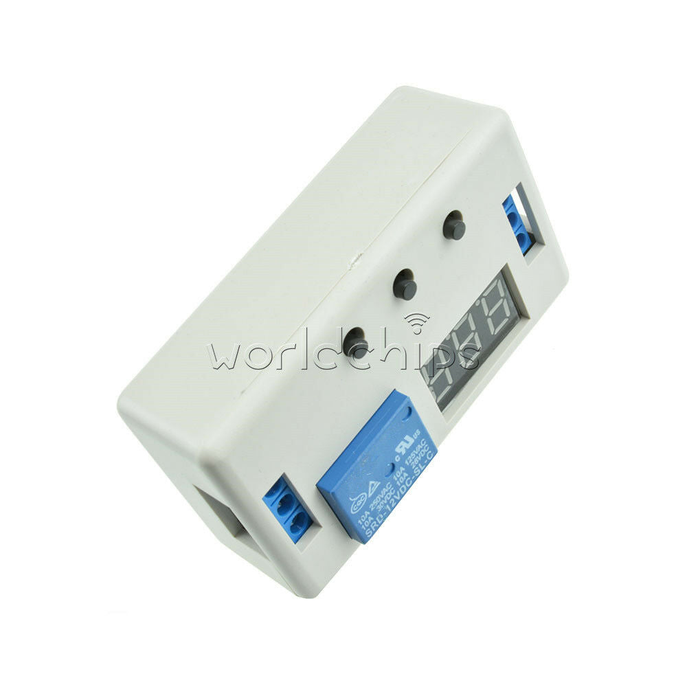 New 12V LED Automation Delay Timer Control Switch Relay Module with case