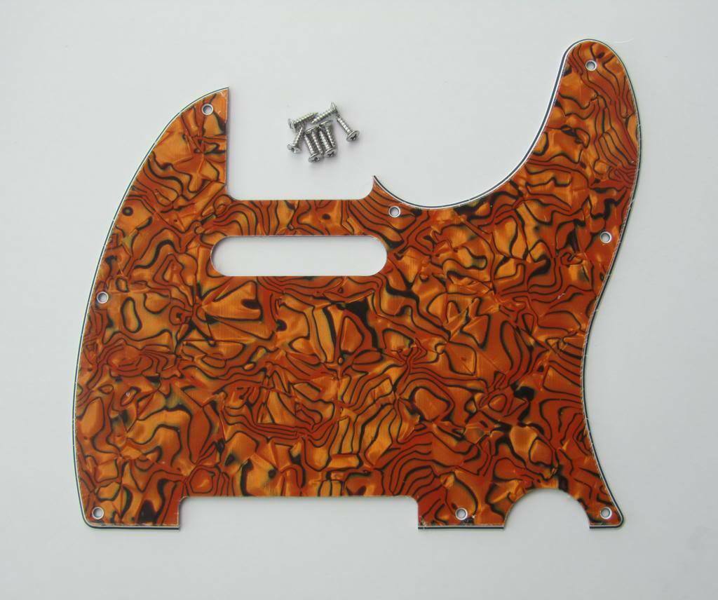 Tele/Telecaster Style Scratch Plate Guitar Pickguard Tiger Pattern 3 Ply
