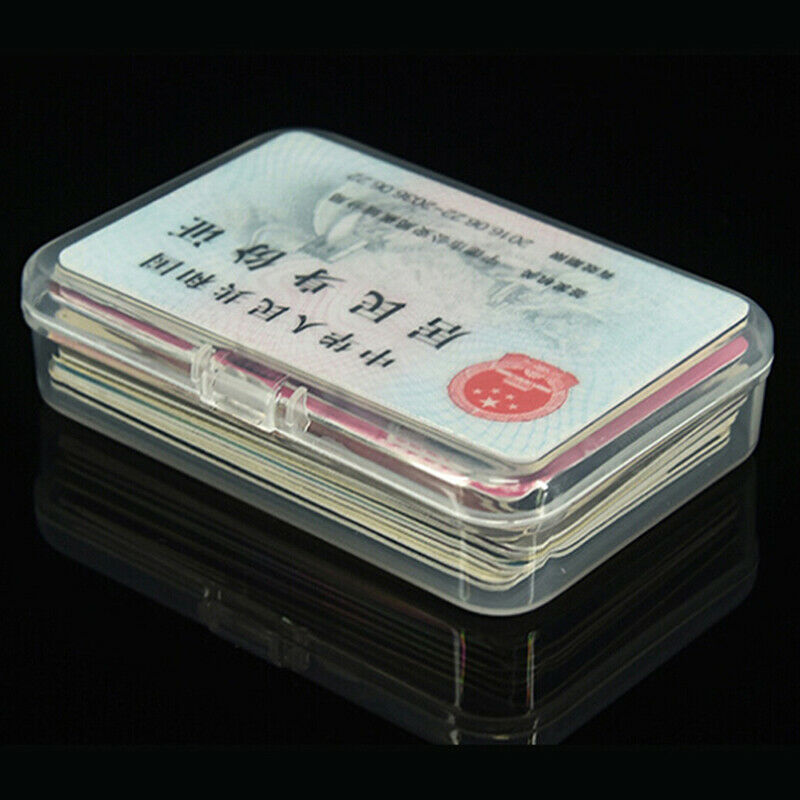 9.3*6.3*2.2cm Transparent Plastic Storage Box Clear Square Multipurp gtJC.l8