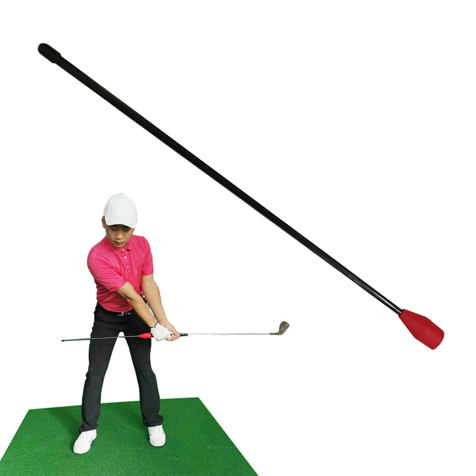 20" Golf Swing Training Aid Swing Trainer Stick Gesture Alignment Correction