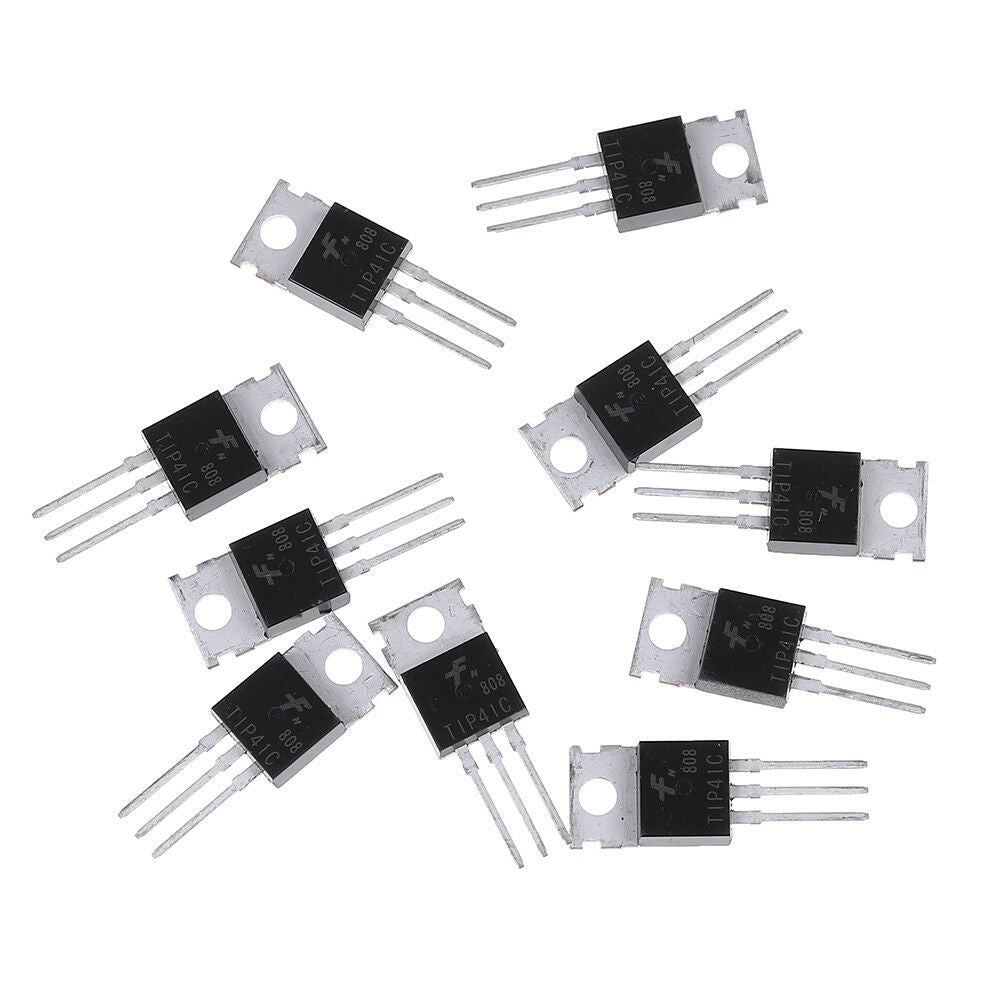 10Pcs TIP41C TIP41 NPN transistor TO-220 new and high quality NEW1 wHSJCA